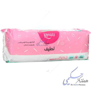 نوار بهداشتی بالدار معمولی بزرگ پنبه ریز