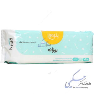 نوار بهداشتی بالدار مشبک بزرگ پنبه ریز