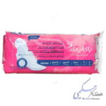 نوار بهداشتی بالدار بزرگ با لایه مشبک صورتی مای لیدی