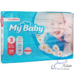 پوشک معمولی متوسط سایز 3 مای بیبی