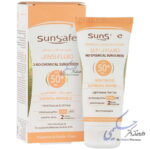 فلوئید ضد آفتاب فیزیکال SPF50 سان سیف