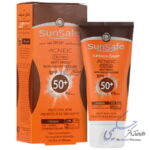 کرم ضد آفتاب آنتی آکنه SPF50 بیرنگ پوست چرب سان سیف