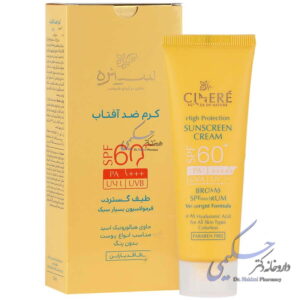 کرم ضد آفتاب SPF60 انواع پوست سینره