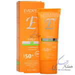 کرم ضدآفتاب SPF50 بژ روشن پوست چرب اویدرم