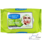 دستمال مرطوب پاک کننده آرایش 20 عددی کامان