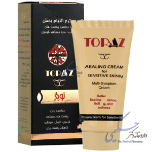 کرم  التیام بخش پوست حساس و مستعد قرمزی توپاز