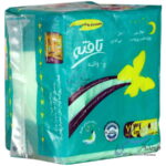 نوار بهداشتی بالدار تافته ویژه شب 7 عددی تافته