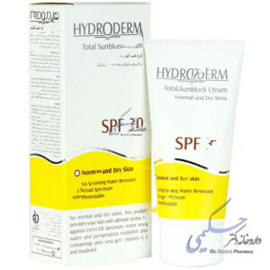 کرم ضد آفتاب توتال هیدرودرم SPF30 هیدرودرم