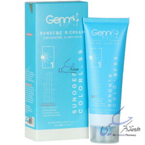 کرم ضد آفتاب پوست خشک SPF50 سانوژن ژنوبایوتیک