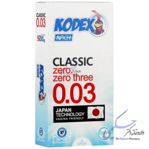 کاندوم فوق العاده نازک کلاسیک 0.03 ناچ کدکس
