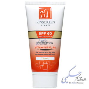 کرم ضد آفتاب رنگی SPF60 مناسب پوست نرمال و خشک مای
