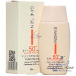 کرم ضد آفتاب رنگی پوست چرب SPF50 ژیناژن