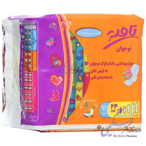 نوار بهداشتی بالدار نازک نوجوان تافته