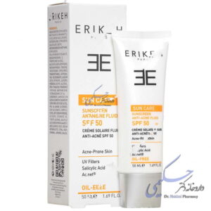 فلوئید ضد آفتاب و ضد جوش SPF50 اریکه