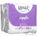 نوار بهداشتی بالدار پنبه ای دایموند پنبه ریز