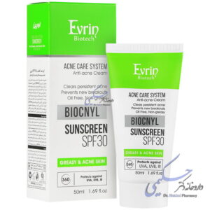 کرم ضد آفتاب پوست چرب SPF30 بایوکنیل اورین