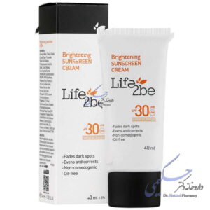 کرم ضدآفتاب و روشن کننده SPF30 لایف توبی