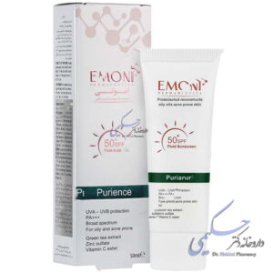 کرم ضد آفتاب فلوئید پیورینس SPF50 امونی