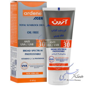 کرم ضد آفتاب آقایان SPF30 آردن