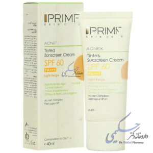 کرم ضد آفتاب رنگی SPF60 پرایم