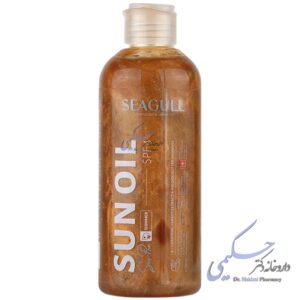 روغن برنزه کننده و ویتامینه اکلیلی SPF4 سی گل