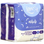 نوار بهداشتی بالدار بزرگ ویژه شب مشبک نازک پنبه ریز