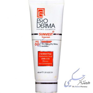 ضد آفتاب و مرطوب کننده SPF60 سان وست پرودرما