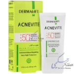 فلوئید ضدآفتاب درمالیفت SPF50 مدل Acnevite (بی رنگ)