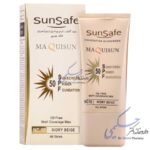 ضد آفتاب کرم پودری و پرایمری سان سیف مکی سان SPF50 (مدل NC10)