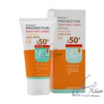 کرم ضد آفتاب نئودرم SPF50 مدل هایلی پروتکتیو مناسب پوست چرب (رنگ تیره)