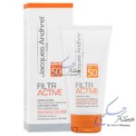 کرم ضد آفتاب ژاک آندرل SPF50 مناسب پوست خشک و نرمال (بی رنگ)