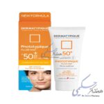 فلوئید ضد آفتاب درماتیپیک SPF50 مناسب پوست چرب (بی رنگ)