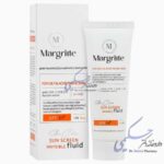 فلوئید ضد آفتاب مارگریت SPF50 مناسب پوست چرب (بی رنگ)