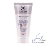 کرم ضد آفتاب سانیورا SPF50 مناسب پوست خشک و حساس (رز بژ)
