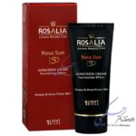 کرم ضد آفتاب رزالیا SPF50 مناسب پوست چرب (بژ روشن)