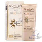 ضد آفتاب کرم پودری و پرایمری سان سیف مکی سان SPF50 (مدل N15)