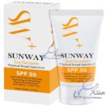 کرم ضد آفتاب فیزیکال سان وی SPF50 (بی رنگ)