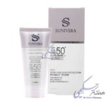 کرم ضد آفتاب سانیورا SPF50 مناسب انواع پوست (بی رنگ)