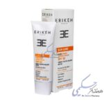 کرم ضد آفتاب اریکه SPF50 مناسب پوست نرمال تا خشک (بژ طبیعی)